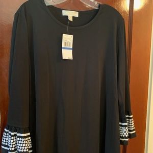 Michael Kors black and white blouse